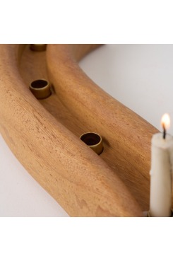 Coleção Arco, Castiçal. 7 Velas. Por Felix Pottinger